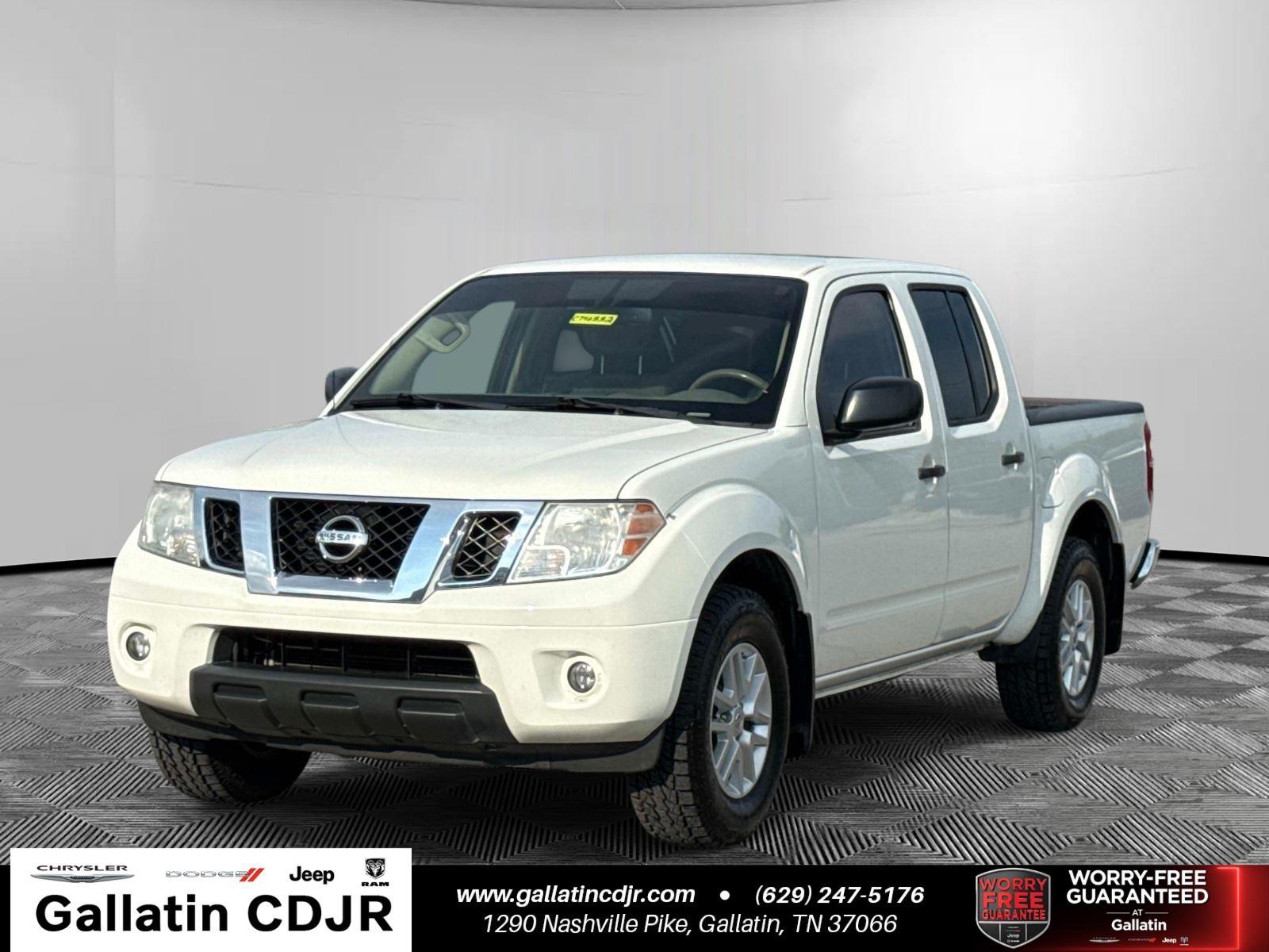 Glacier White 2019 Nissan Frontier Pickup Truck 4X2 Automatic
