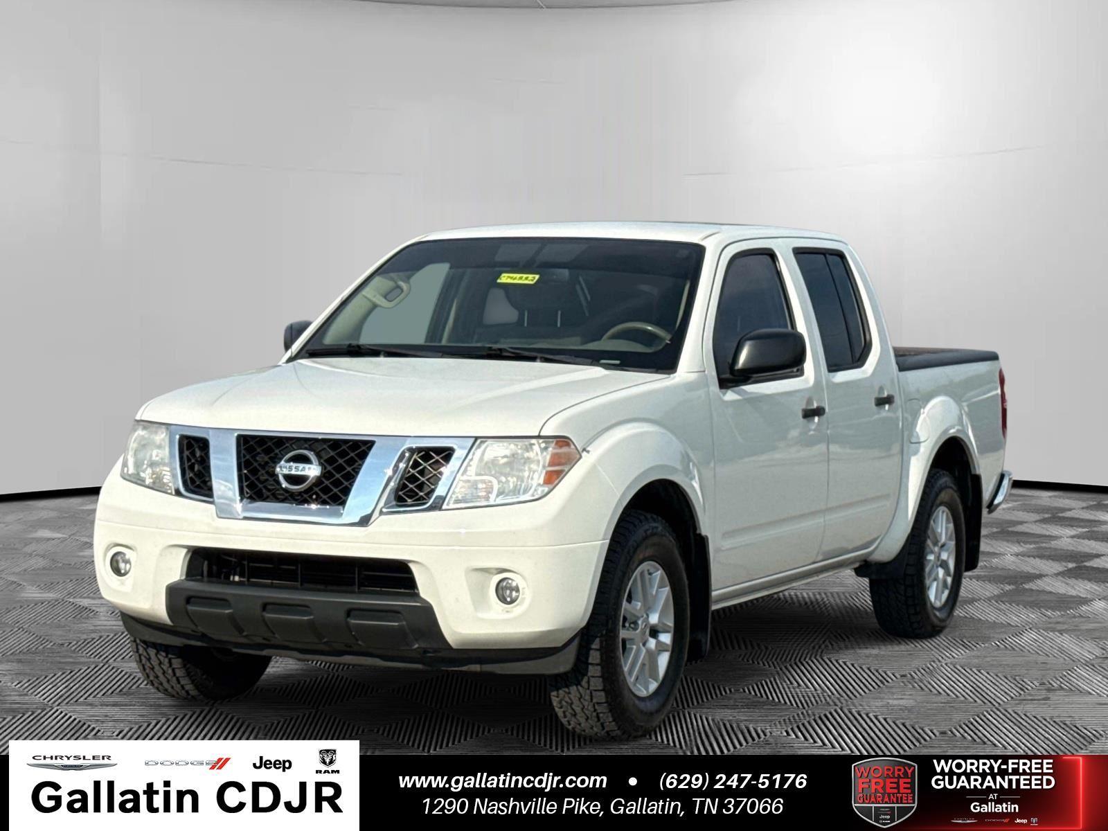 Glacier White 2019 Nissan Frontier Pickup Truck 4X2 Automatic
