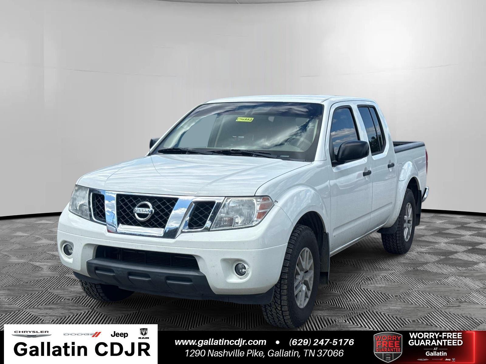 Glacier White 2019 Nissan Frontier Pickup Truck 4X2 Automatic