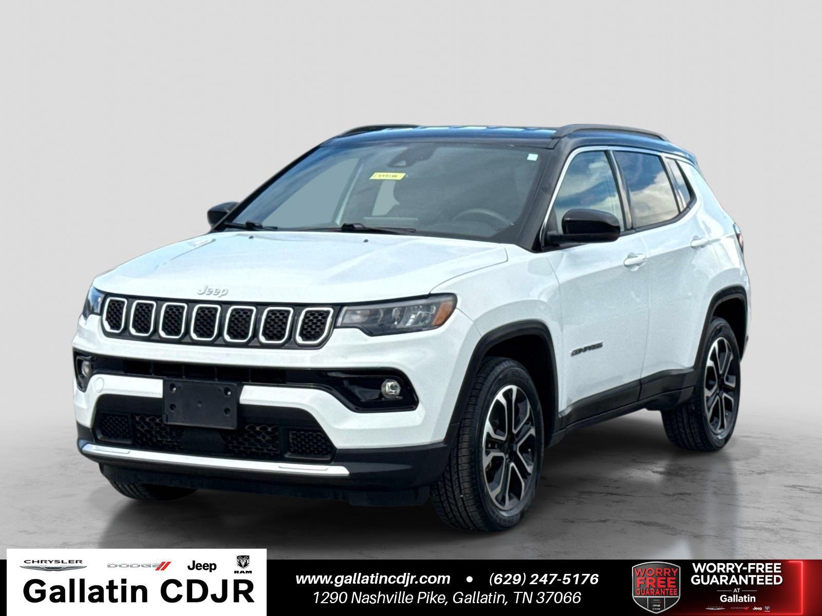 Bright White Clearcoat 2024 Jeep Compass SUV / Crossover Four-Wheel Drive 8-Speed Automatic