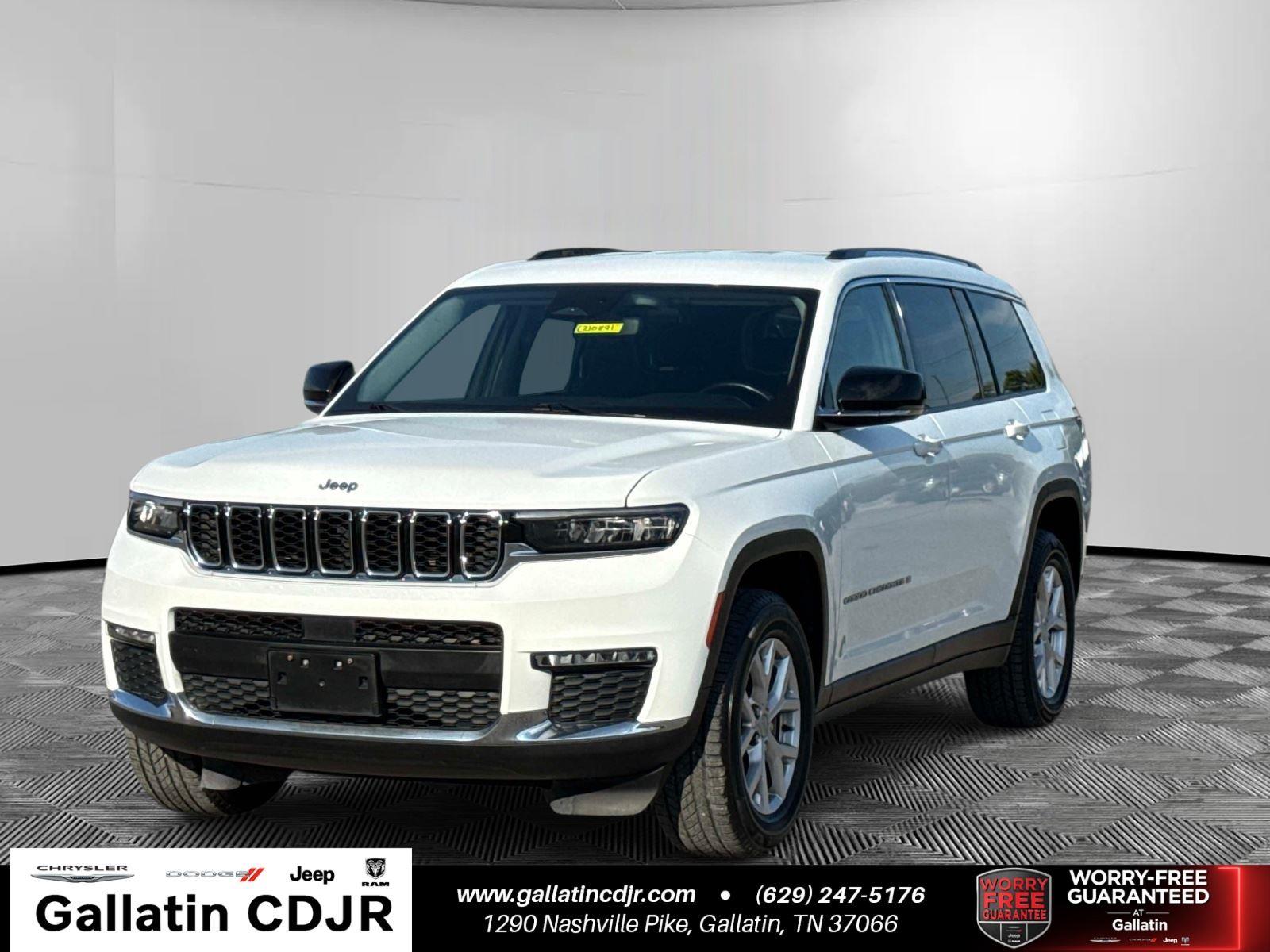 Bright White Clearcoat 2021 Jeep Grand Cherokee L SUV / Crossover Four-Wheel Drive 8-Speed Automatic