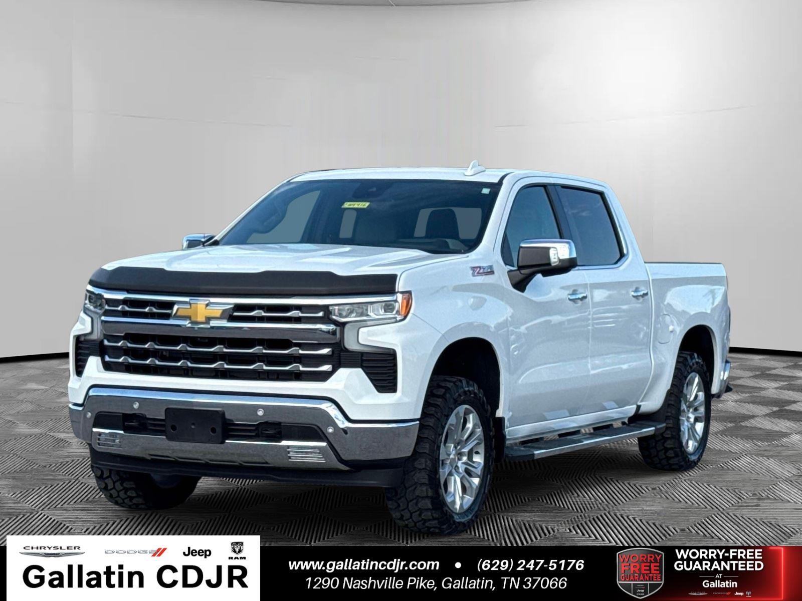 Summit White 2026 Chevrolet Silverado 1500 Pickup Truck Four-Wheel Drive Automatic