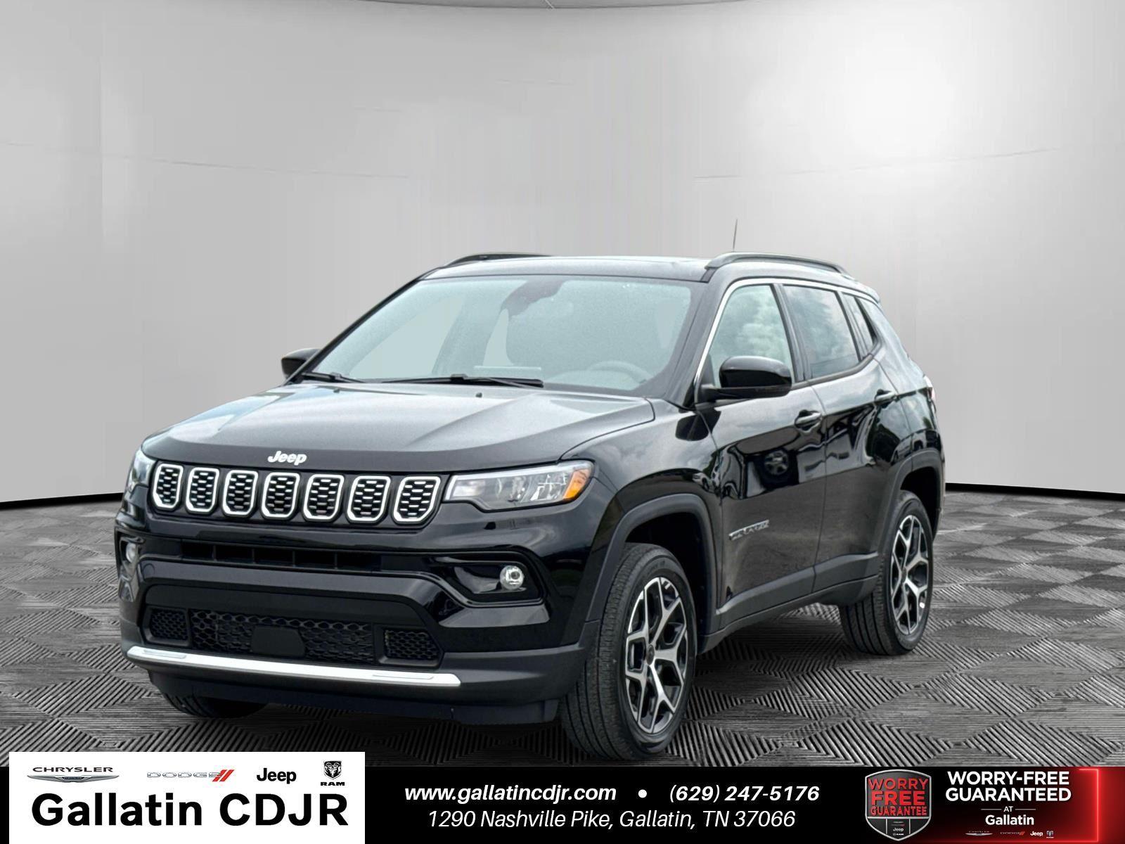 Diamond Black Crystal Pearlcoat 2026 Jeep Compass SUV / Crossover Four-Wheel Drive 8-Speed Automatic