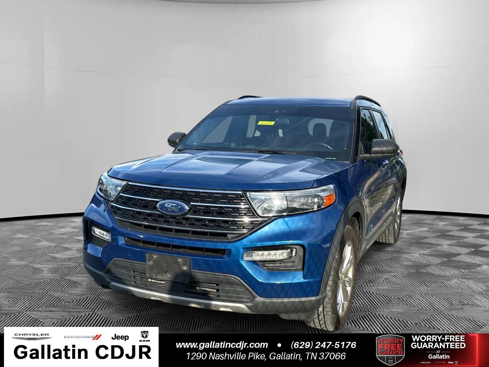 Atlas Blue Metallic 2020 Ford Explorer SUV / Crossover All-Wheel Drive Automatic