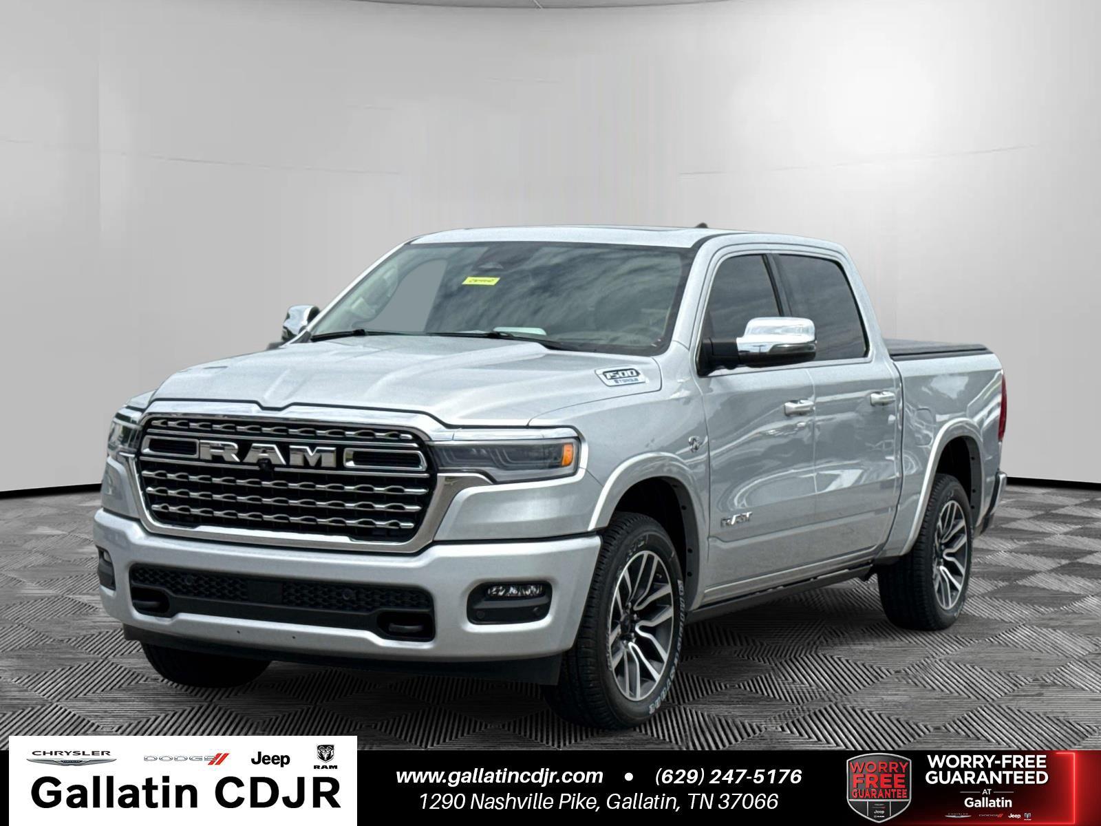 Silver Zynith 2026 RAM 1500 Pickup Truck Four-Wheel Drive 8-Speed Automatic