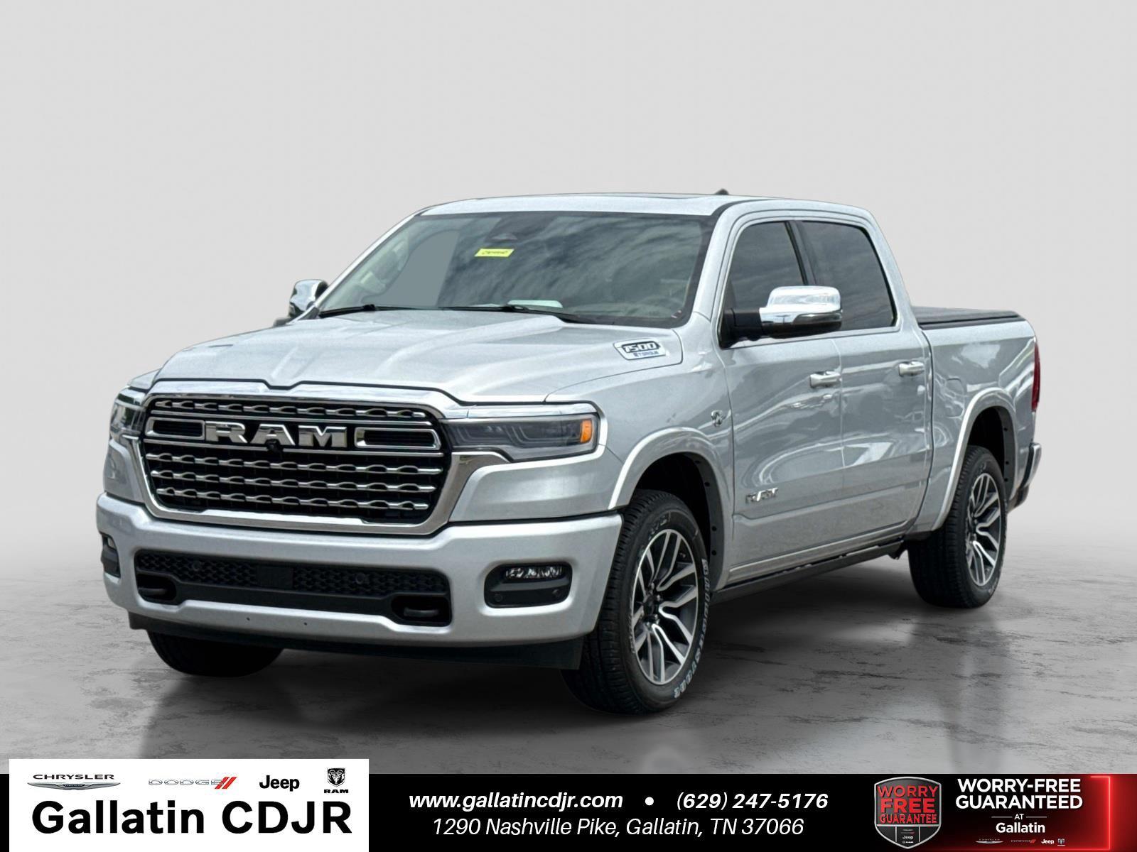 Silver Zynith 2026 RAM 1500 Pickup Truck Four-Wheel Drive 8-Speed Automatic