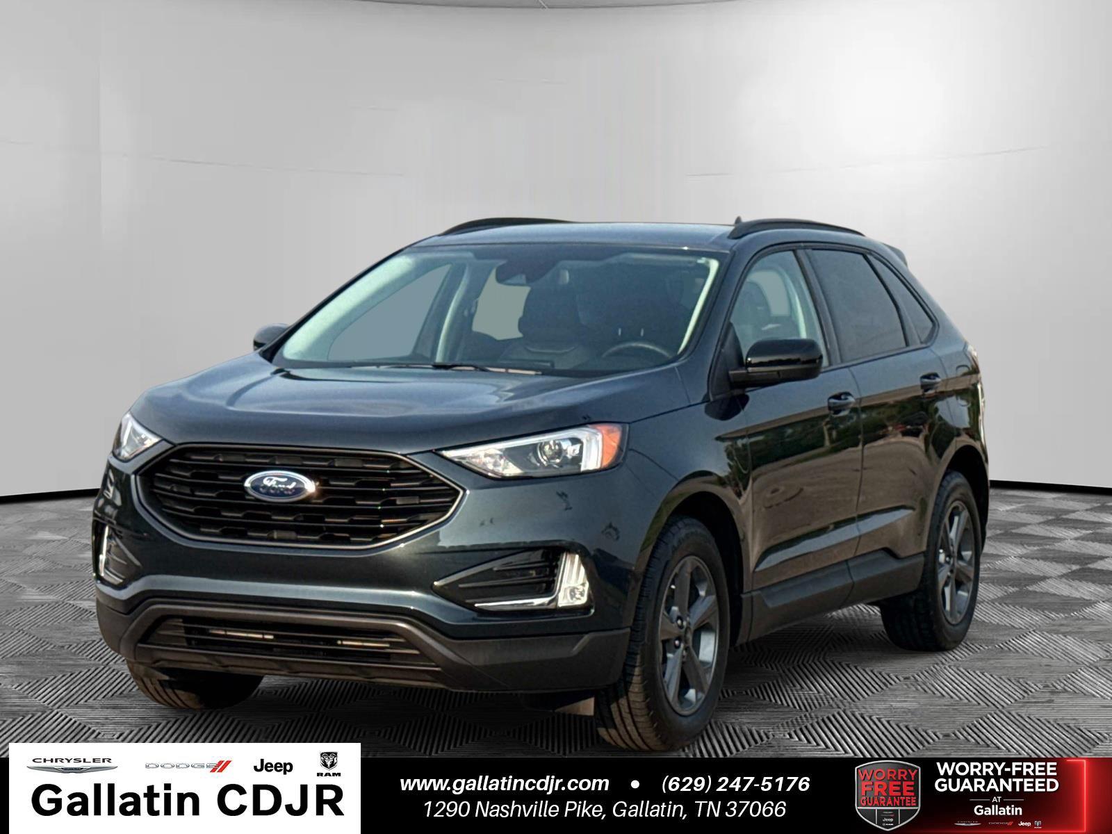 Stone Blue Metallic 2024 Ford Edge SUV / Crossover All-Wheel Drive 8-Speed Automatic