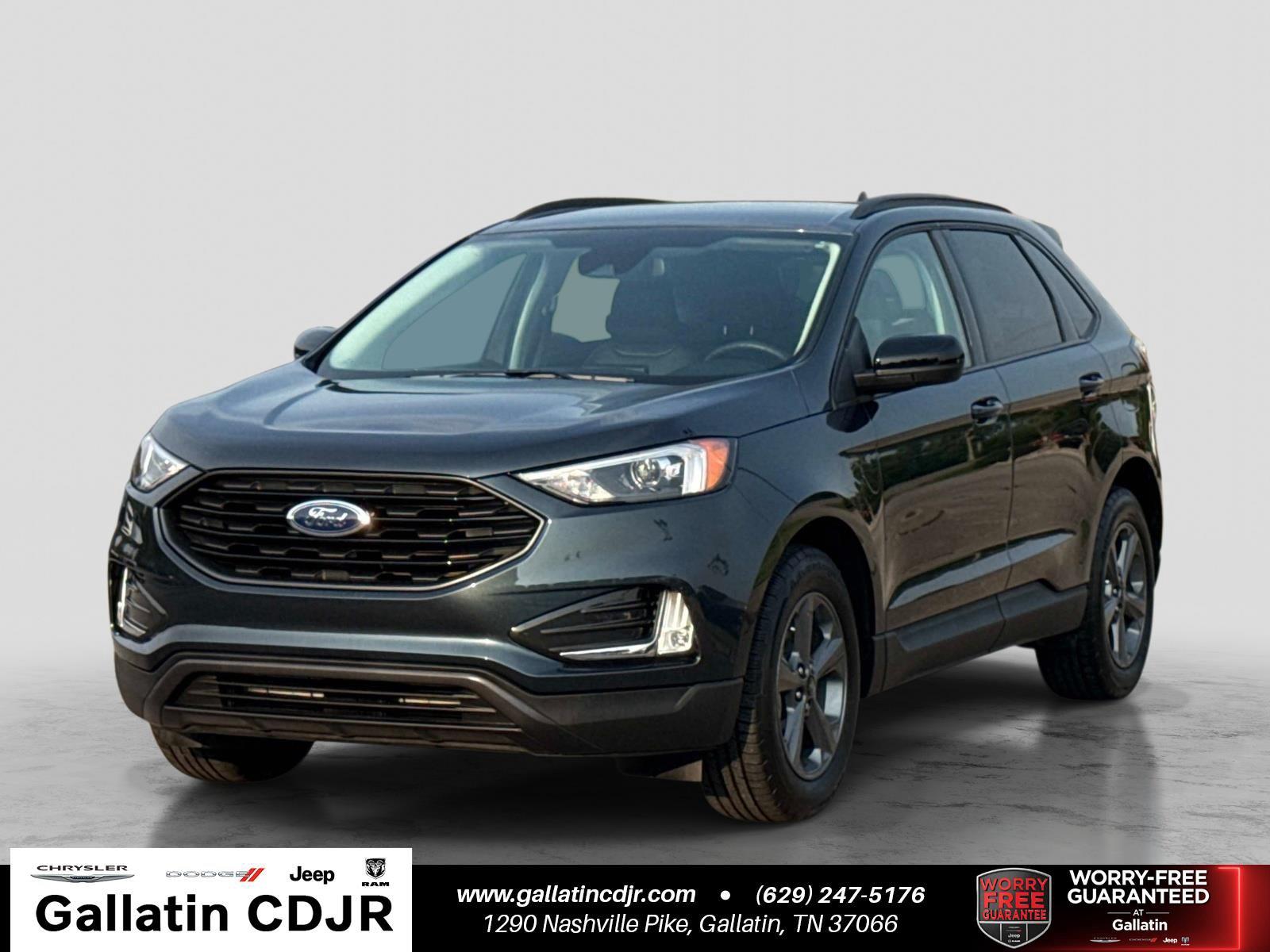 Stone Blue Metallic 2024 Ford Edge SUV / Crossover All-Wheel Drive 8-Speed Automatic