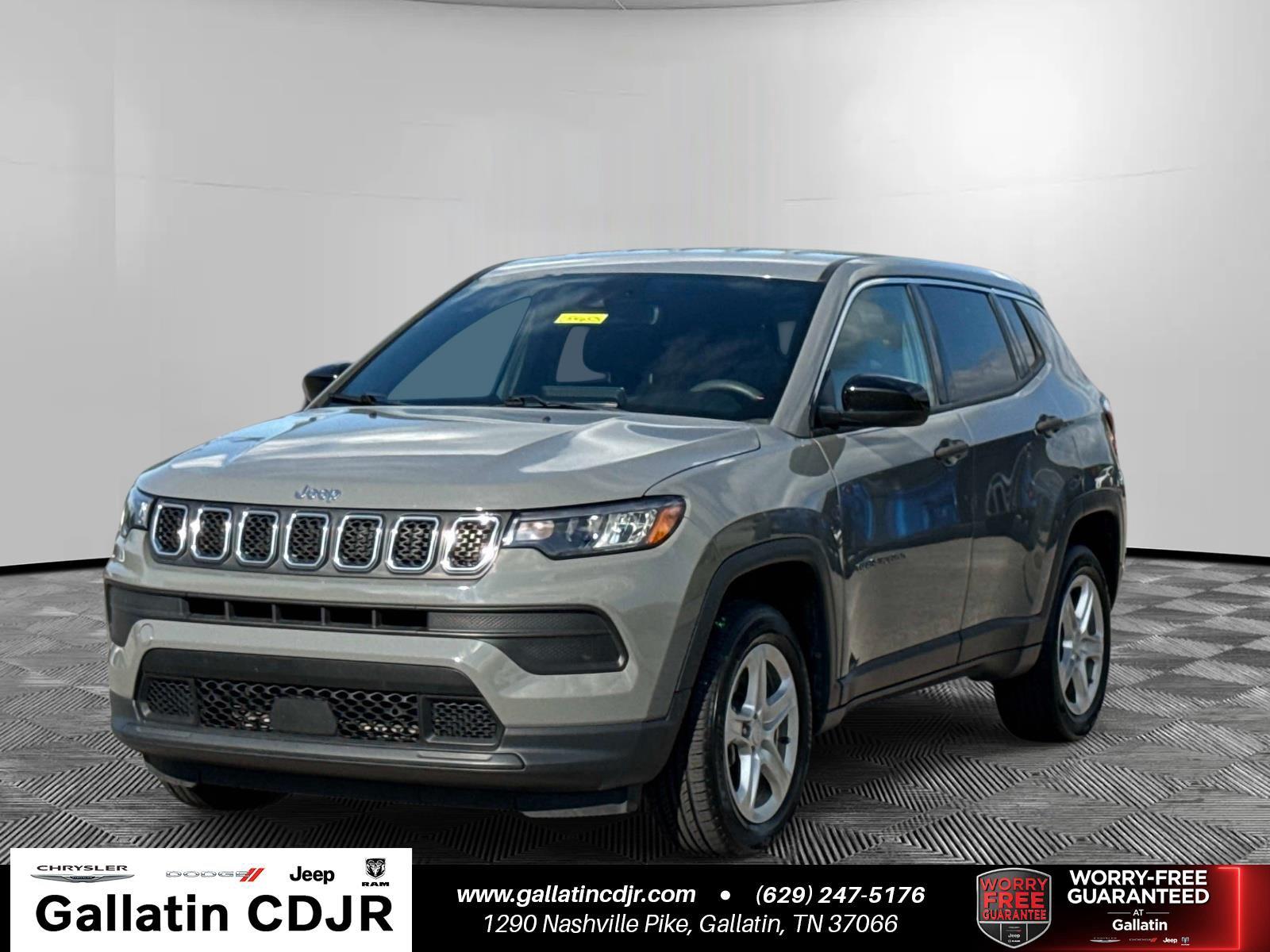 Sting-Gray Clearcoat 2023 Jeep Compass SUV / Crossover Four-Wheel Drive 8-Speed Automatic