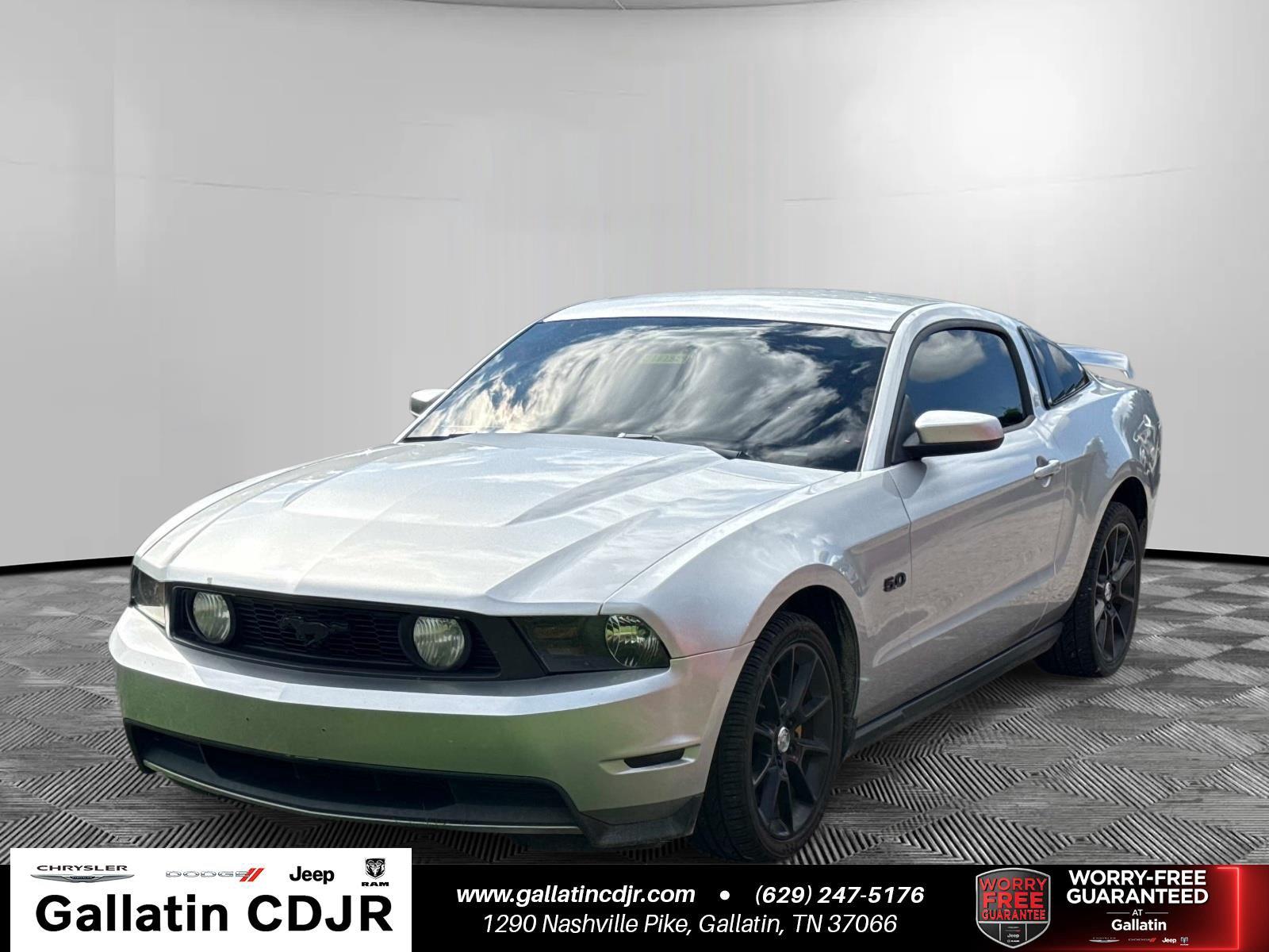 Ingot Silver Metallic 2011 Ford Mustang Coupe Rear-Wheel Drive 6-Speed Manual