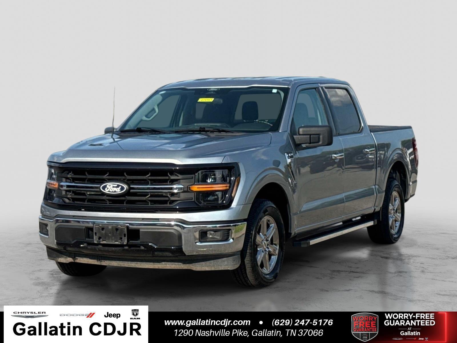 Iconic Silver Metallic 2025 Ford F-150 Pickup Truck 4X2 Automatic