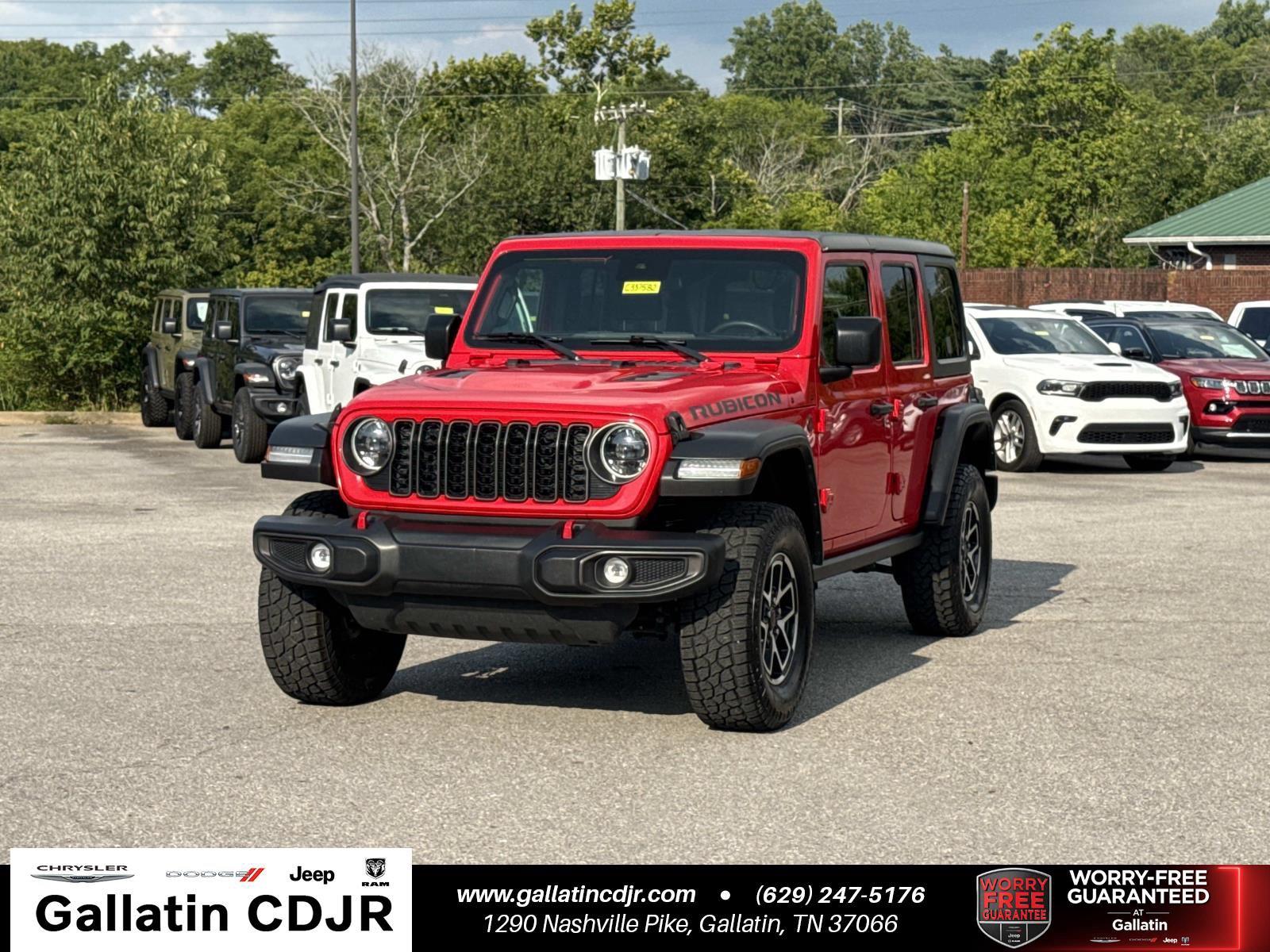 Firecracker Red Clearcoat 2024 Jeep Wrangler SUV / Crossover Four-Wheel Drive 8-Speed Automatic