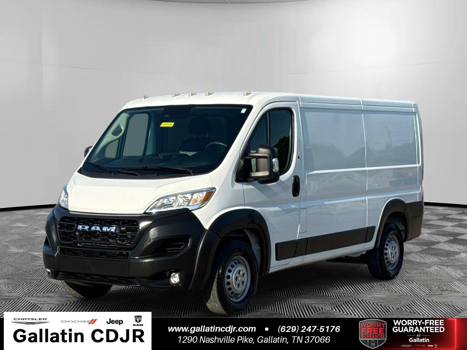 Bright White Clearcoat 2025 RAM ProMaster Van Front-Wheel Drive 9-Speed Automatic