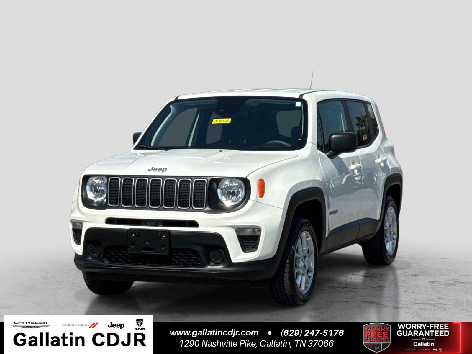 Alpine White Clearcoat 2023 Jeep Renegade SUV / Crossover Four-Wheel Drive 9-Speed Automatic