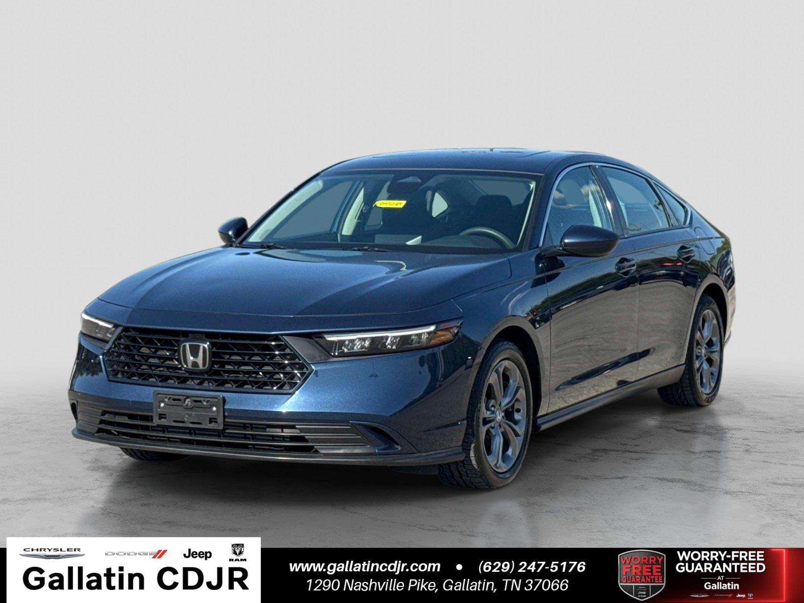 Solar Silver Metallic 2024 Honda Accord Sedan Front-Wheel Drive Continuously Variable Transmission