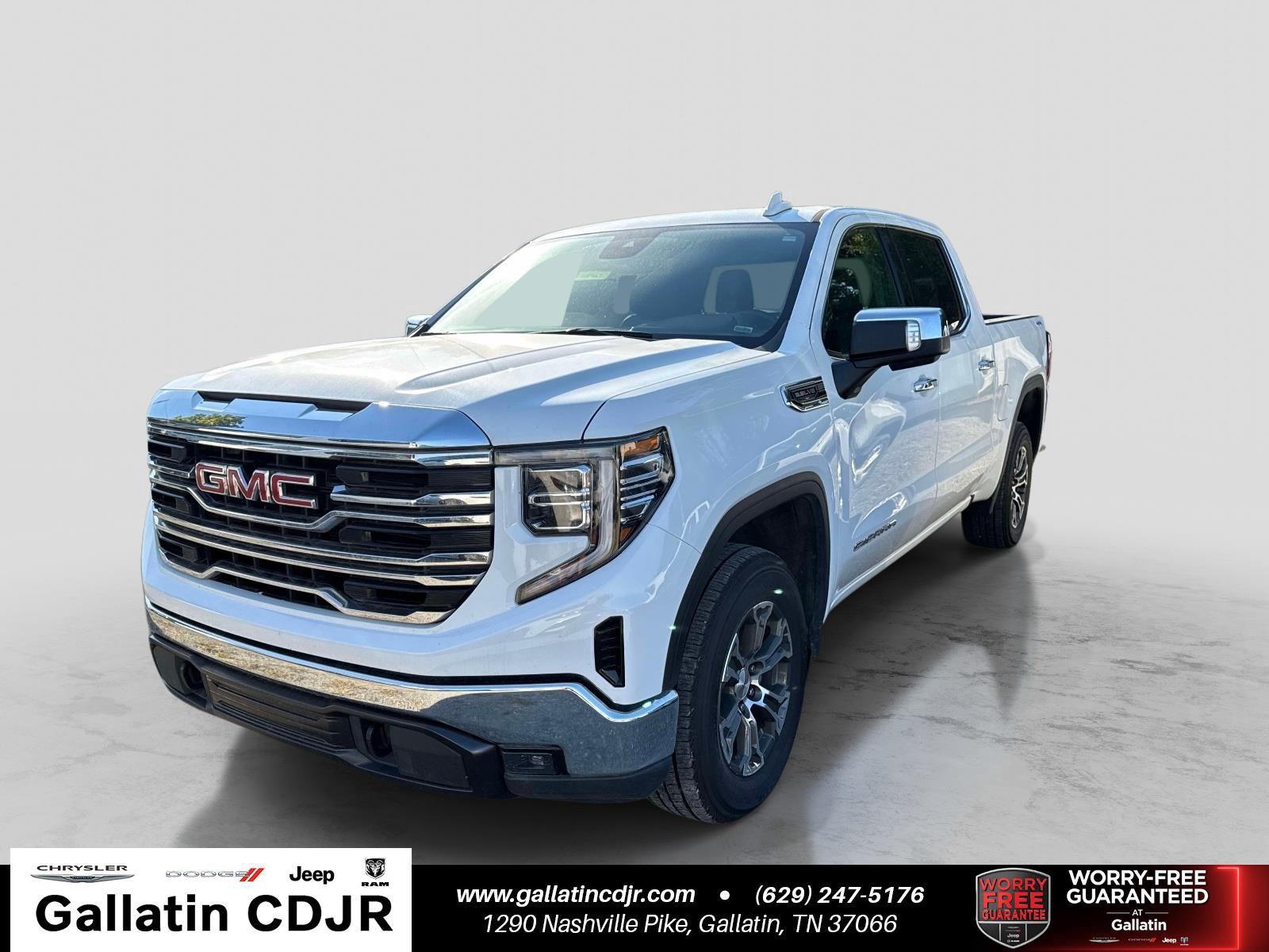 Summit White 2025 GMC Sierra 1500 Pickup Truck Four-Wheel Drive Automatic
