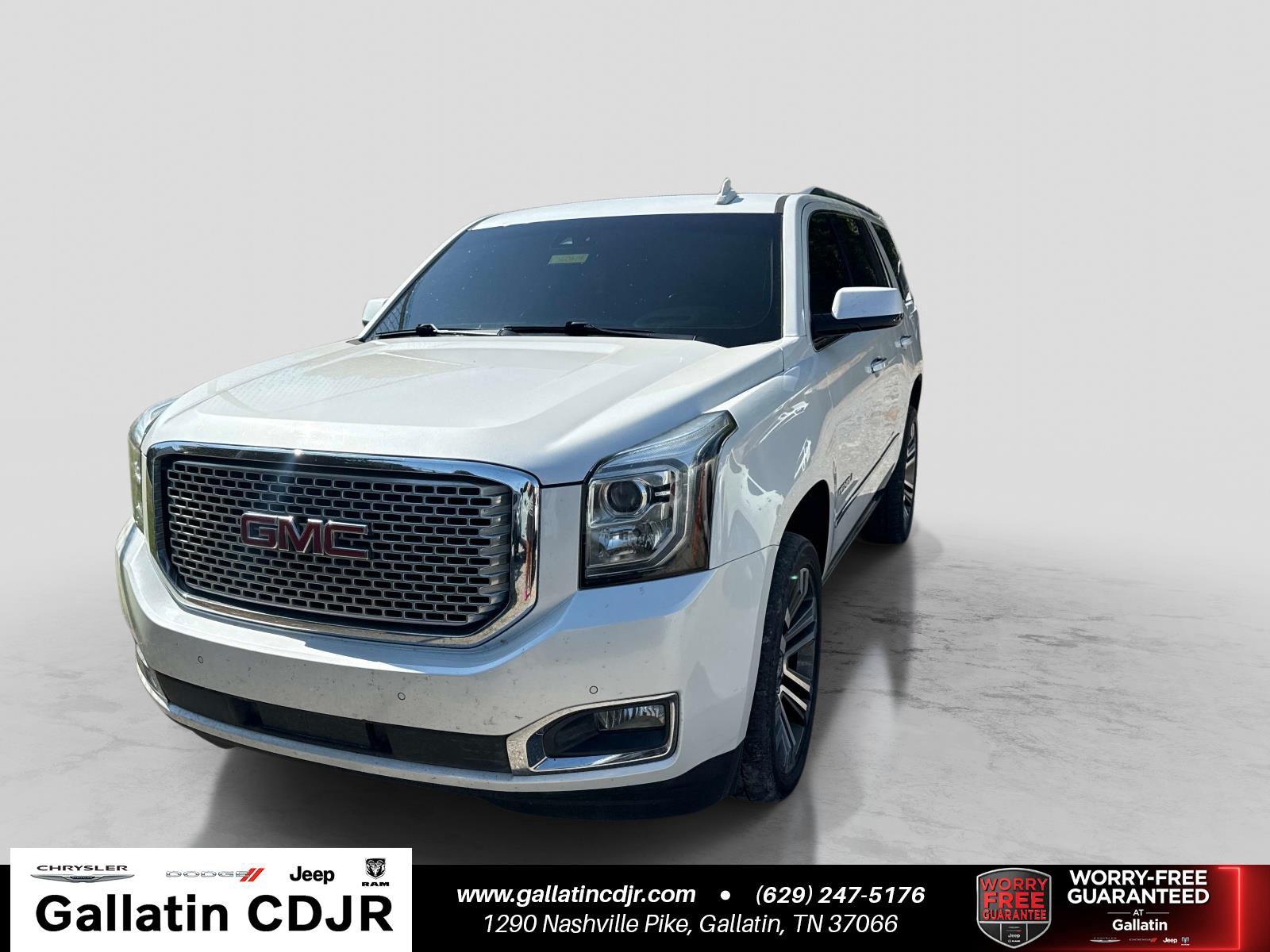 White Frost Tricoat 2017 GMC Yukon SUV / Crossover 4X2 8-Speed Automatic