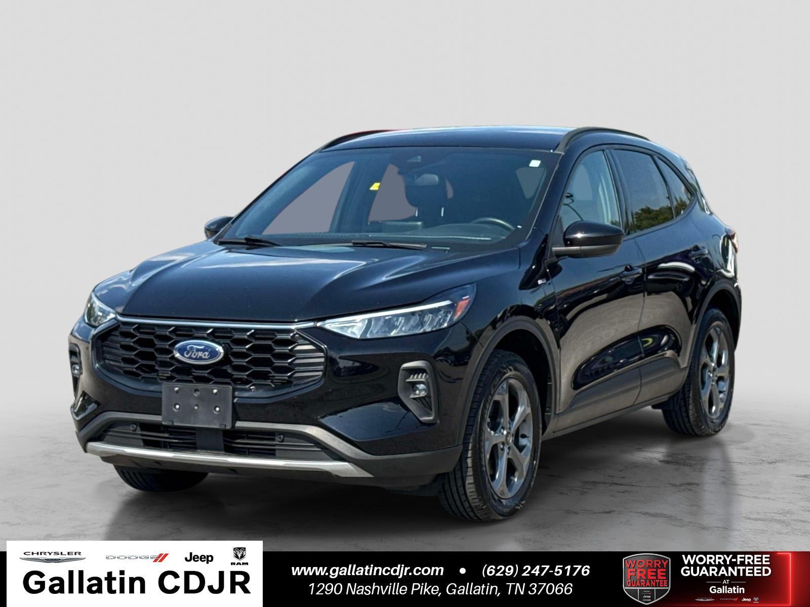 Agate Black Metallic 2025 Ford Escape SUV / Crossover All-Wheel Drive Continuously Variable Transmission