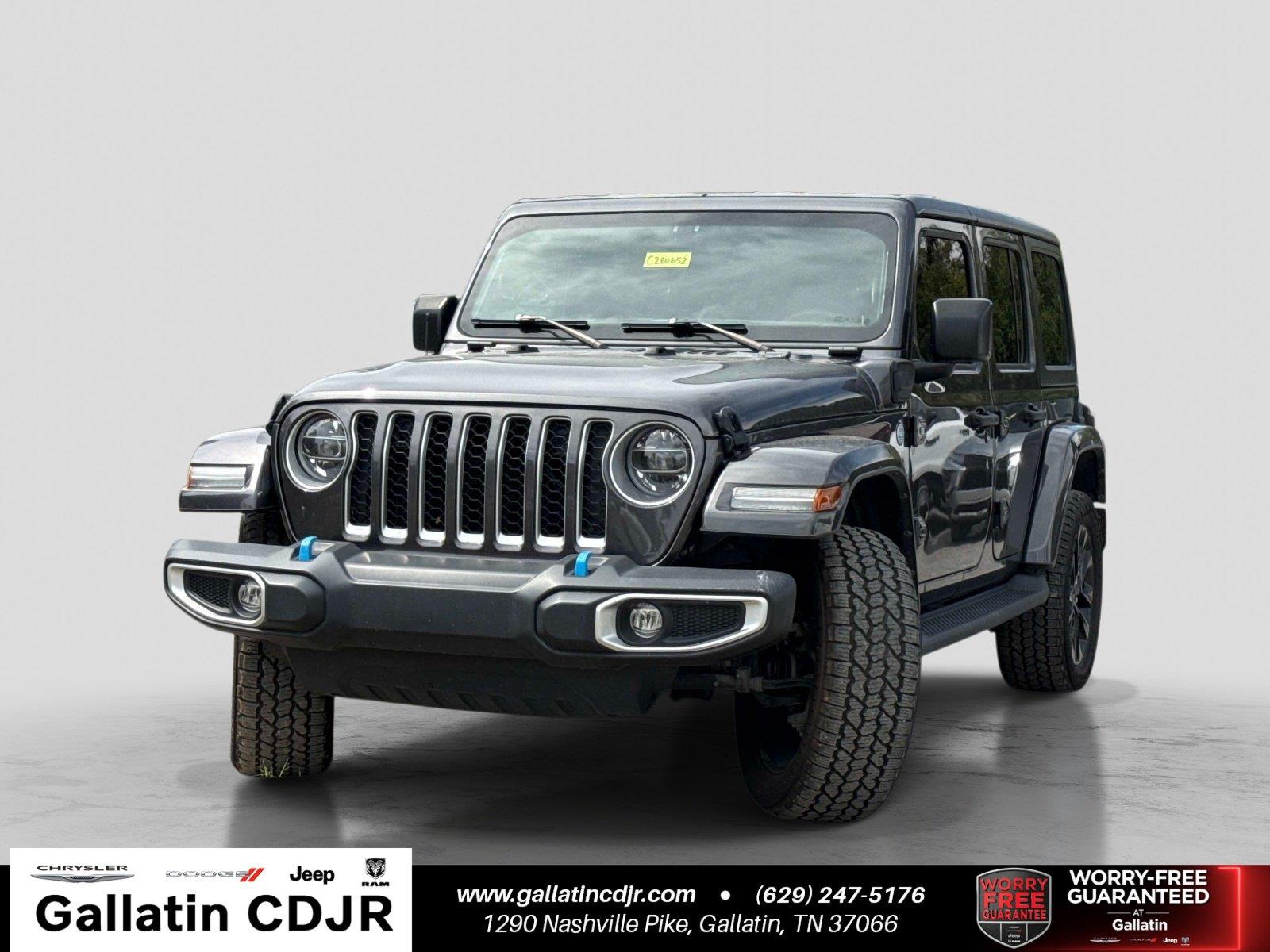 Gray (Granite Crystal Metallic Clearcoat) 2022 Jeep Wrangler 4xe SUV / Crossover Four-Wheel Drive 8-Speed Automatic