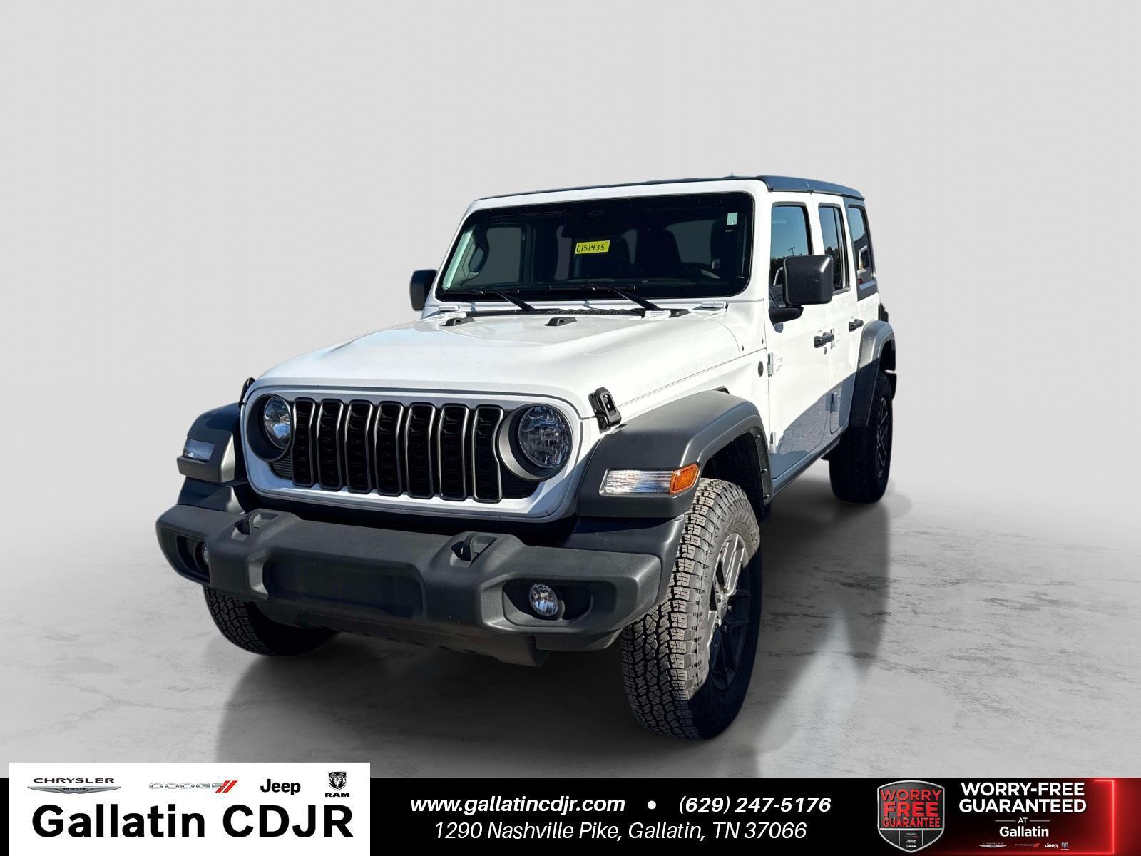 Bright White Clearcoat 2026 Jeep Wrangler SUV / Crossover Four-Wheel Drive 8-Speed Automatic