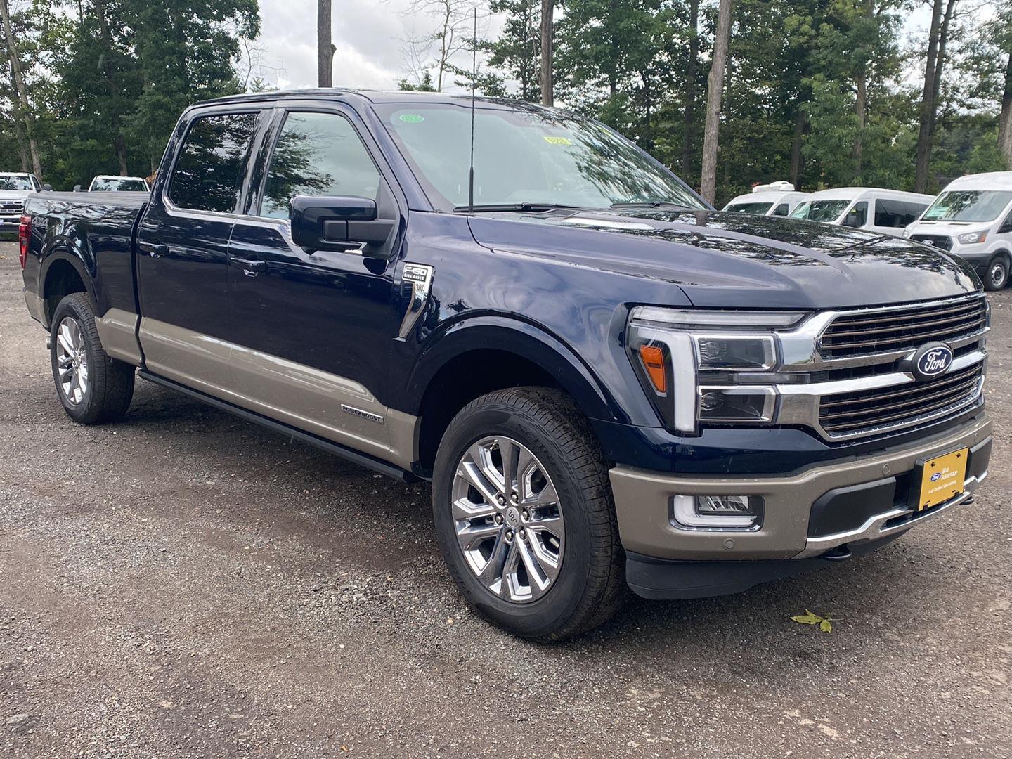 Antimatter Blue/Marsh Gray 2025 Ford F-150 Pickup Truck Four-Wheel Drive Automatic