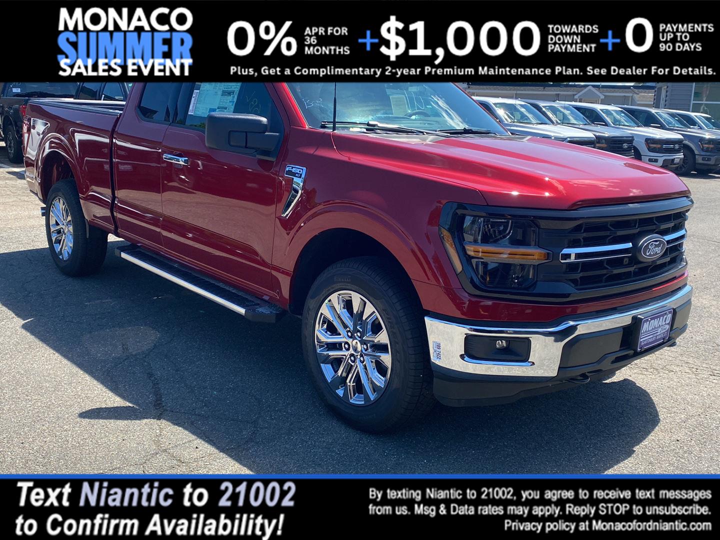 Ruby Red Metallic Tinted Clearcoat 2026 Ford F-150 Pickup Truck Four-Wheel Drive Automatic
