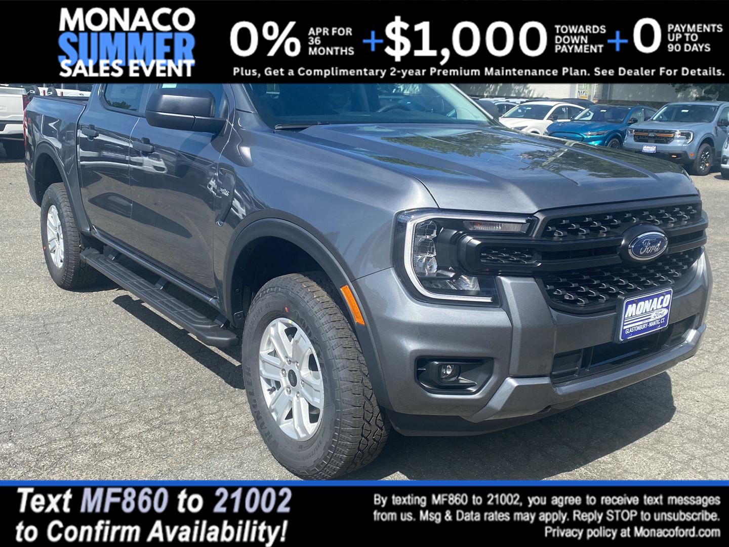 Carbonized Gray Metallic 2026 Ford Ranger Pickup Truck Four-Wheel Drive Automatic