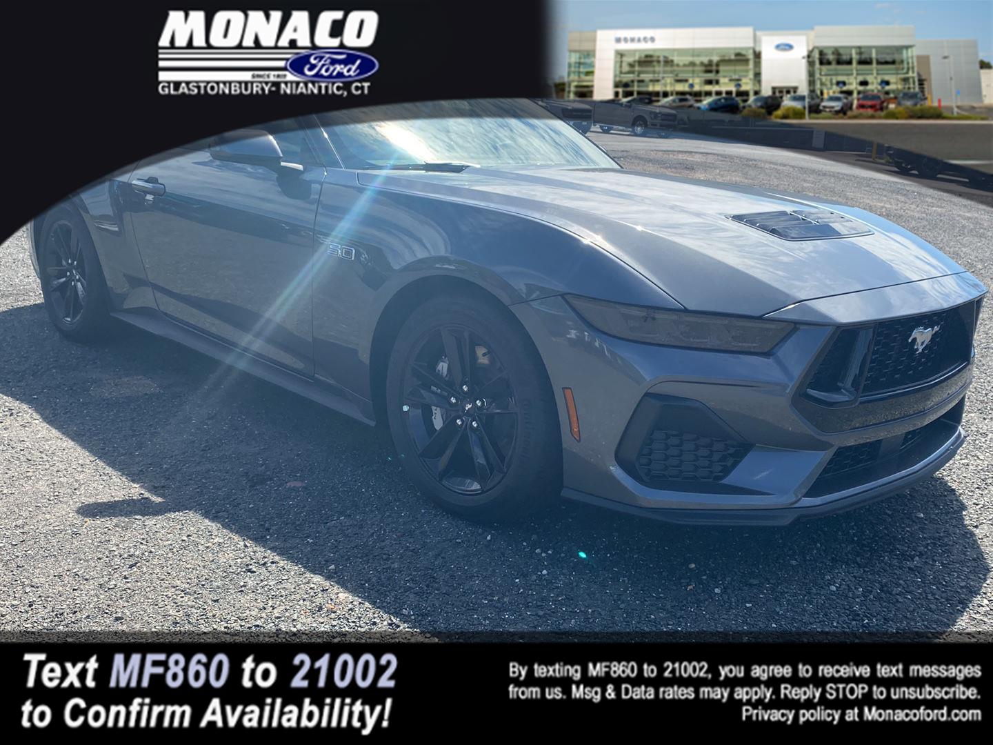 Carbonized Gray 2026 Ford Mustang Coupe Rear-Wheel Drive Automatic