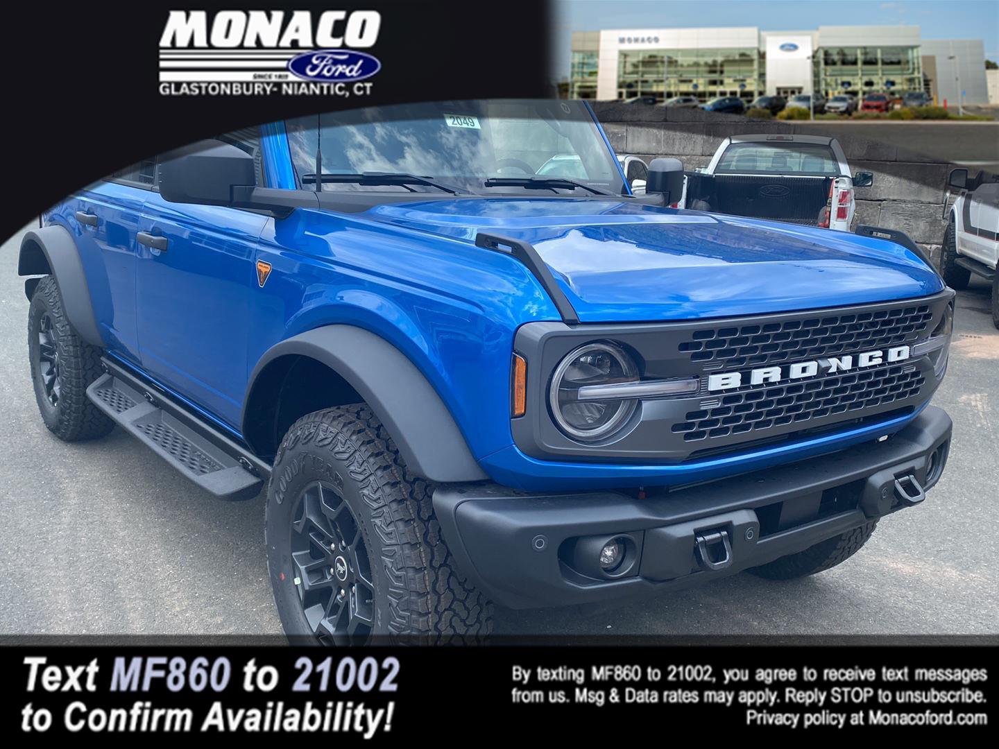 Velocity Blue 2026 Ford Bronco SUV / Crossover Four-Wheel Drive 7-Speed Manual