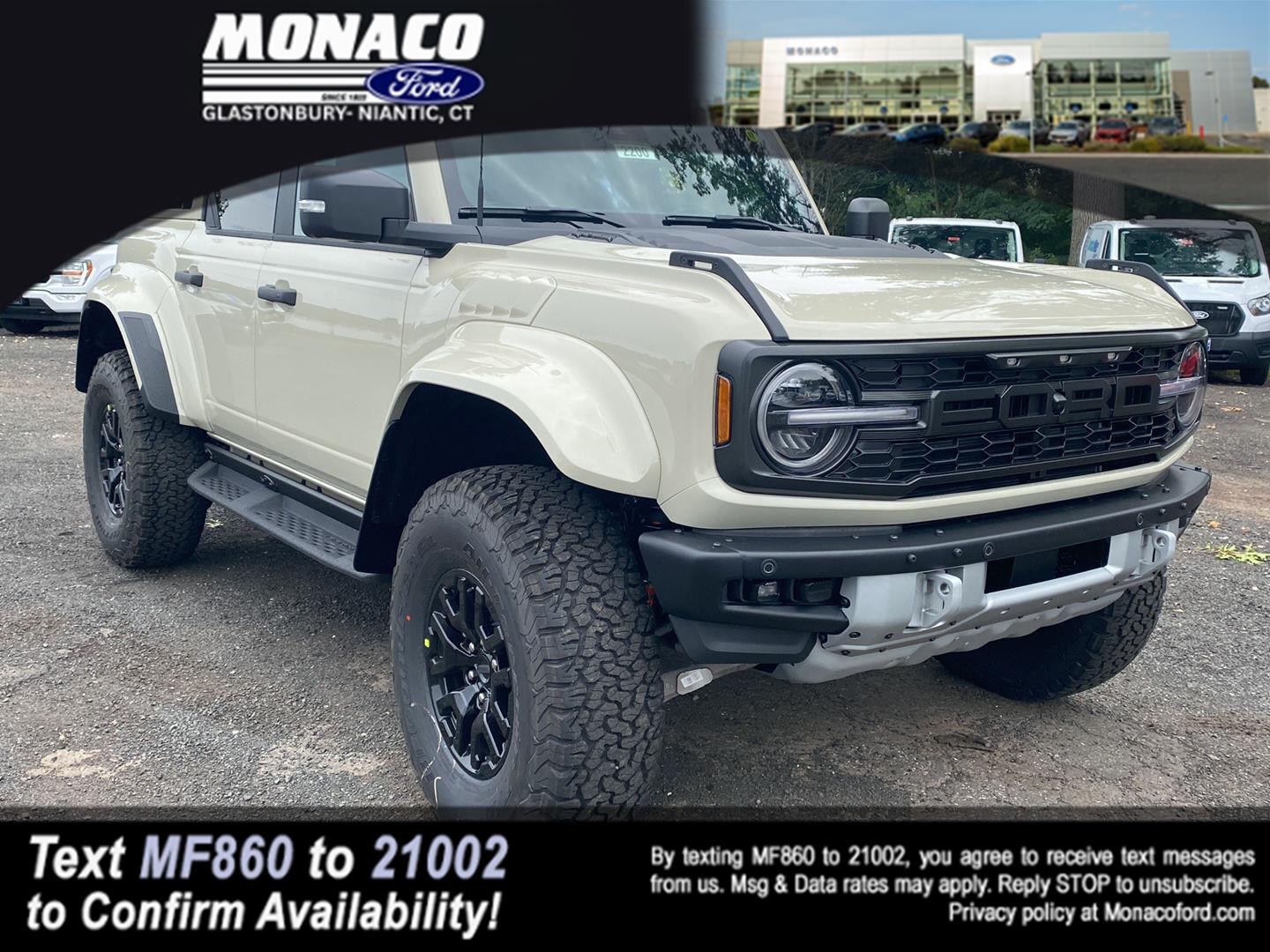Desert Sand 2026 Ford Bronco Raptor SUV / Crossover Four-Wheel Drive Automatic