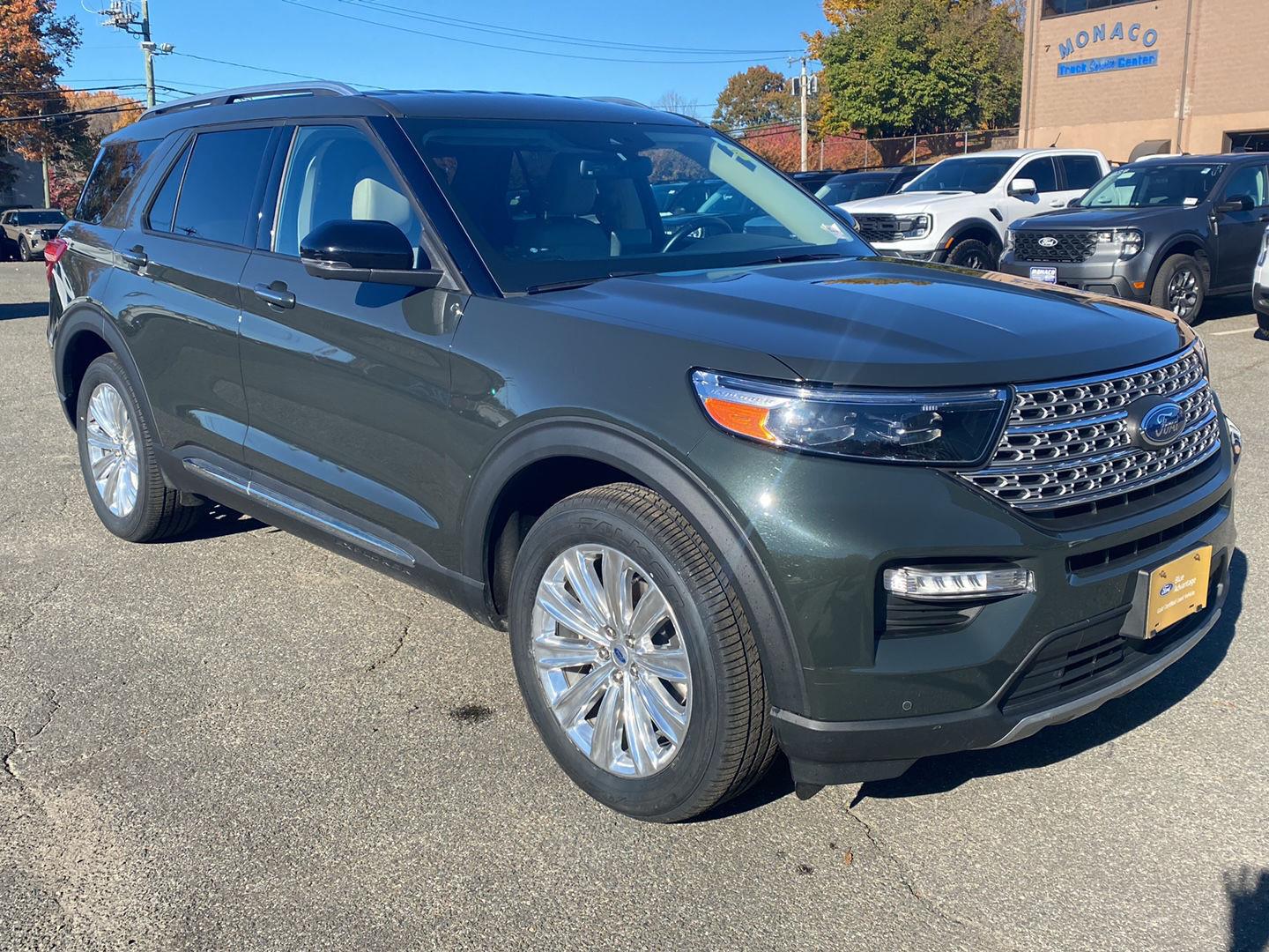 Forged Green 2022 Ford Explorer SUV / Crossover All-Wheel Drive Automatic
