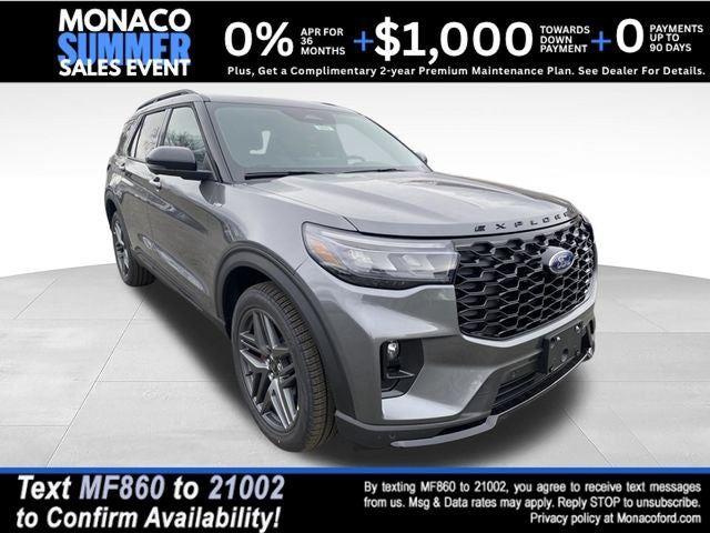 Carbonized Gray Metallic 2026 Ford Explorer SUV / Crossover All-Wheel Drive Automatic