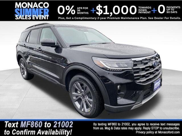 Agate Black 2026 Ford Explorer SUV / Crossover All-Wheel Drive Automatic