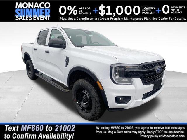 Oxford White 2026 Ford Ranger Pickup Truck Four-Wheel Drive Automatic