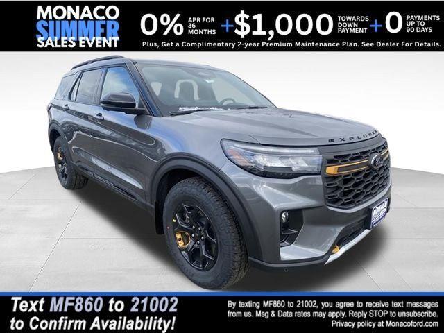 Carbonized Gray 2026 Ford Explorer SUV / Crossover All-Wheel Drive Automatic