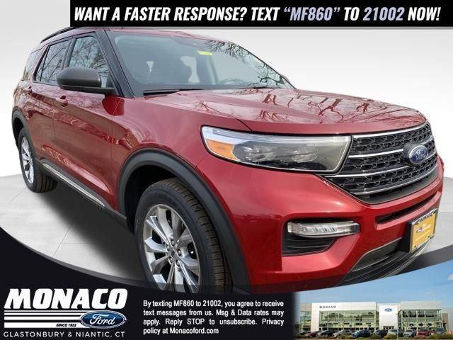 Rapid Red Metallic Tinted Clearcoat 2023 Ford Explorer SUV / Crossover All-Wheel Drive Automatic