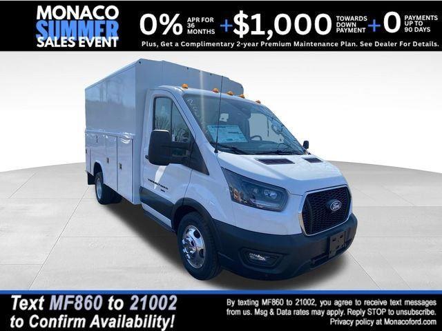 Oxford White 2026 Ford Transit Chassis Van All-Wheel Drive