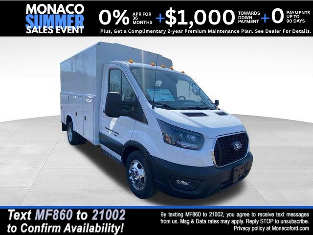 Oxford White 2026 Ford Transit Chassis Van All-Wheel Drive