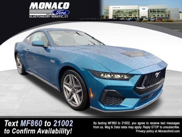 Adriatic Blue 2026 Ford Mustang Coupe Rear-Wheel Drive 6-Speed Manual