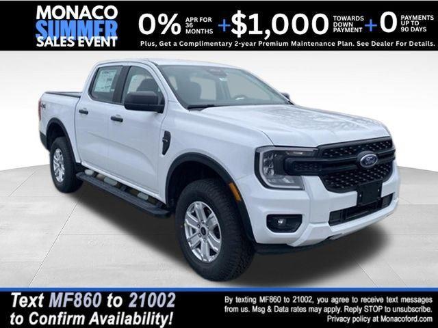 Oxford White 2025 Ford Ranger Pickup Truck Four-Wheel Drive Automatic