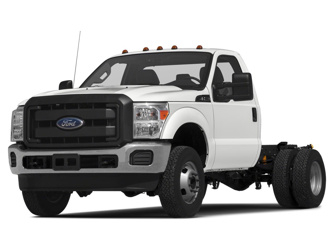 Red 2015 Ford F-350 Super Duty Chassis Pickup Truck Four-Wheel Drive 6-Speed Automatic