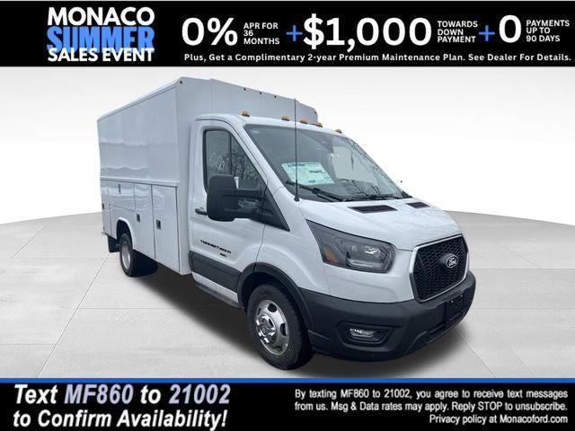 Oxford White 2026 Ford Transit Chassis Van All-Wheel Drive 