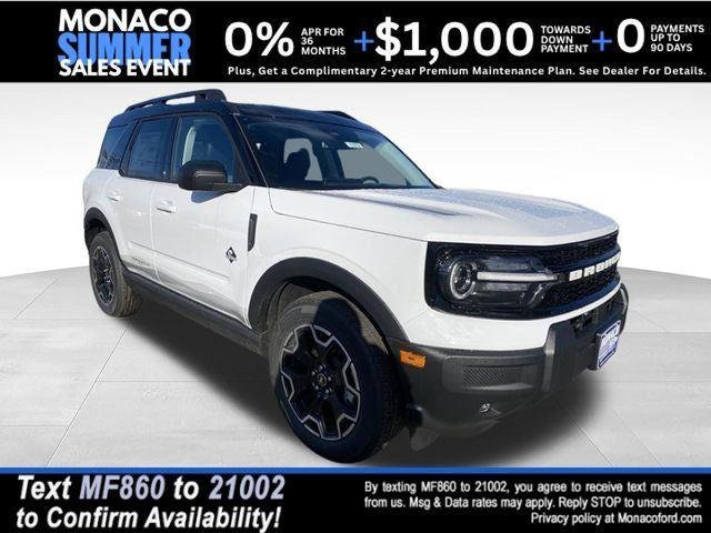 Oxford White 2025 Ford Bronco Sport SUV / Crossover All-Wheel Drive 8-Speed Automatic