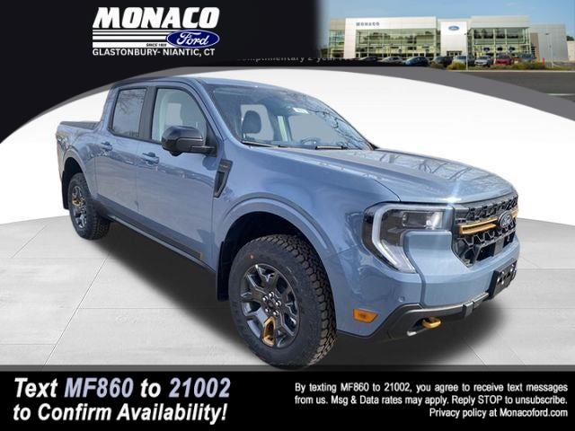 Blue (Azure Gray Metallic Tri-Coat) 2026 Ford Maverick Pickup Truck All-Wheel Drive 8-Speed Automatic