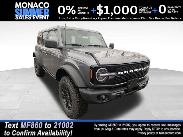 Carbonized Gray 2026 Ford Bronco SUV / Crossover Four-Wheel Drive Automatic