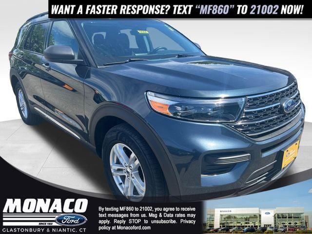 Stone Blue 2023 Ford Explorer SUV / Crossover All-Wheel Drive Automatic
