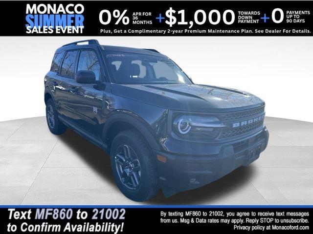 Shadow Black 2025 Ford Bronco Sport SUV / Crossover All-Wheel Drive 8-Speed Automatic