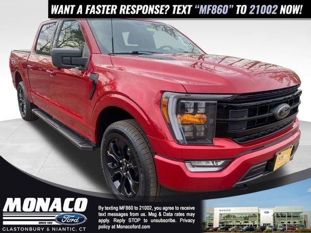 Rapid Red Metallic Tinted Clearcoat 2022 Ford F-150 Pickup Truck Four-Wheel Drive Automatic