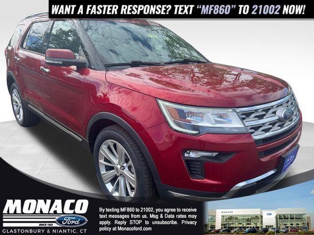 Ruby Red Metallic Tinted Clearcoat 2019 Ford Explorer SUV / Crossover All-Wheel Drive 6-Speed Automatic