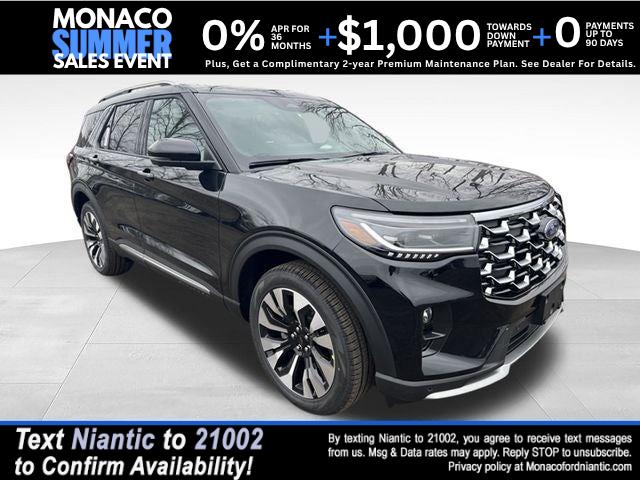 Agate Black 2026 Ford Explorer SUV / Crossover All-Wheel Drive Automatic
